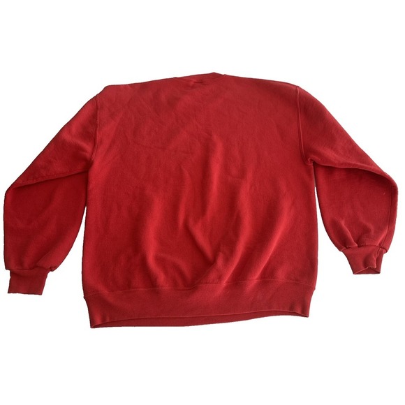 Vintage 90s Utah University Sweatshirt Russell Athletic XL Red Made USA Crewneck - Picture 12 of 13